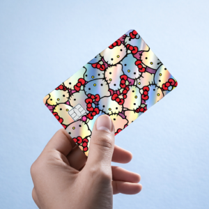 Hello Kitty Holographic Laser Shiny Card Skin Sticker (All-Over Pattern)